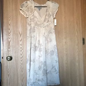 Petite brown and tan dress by apt 9.